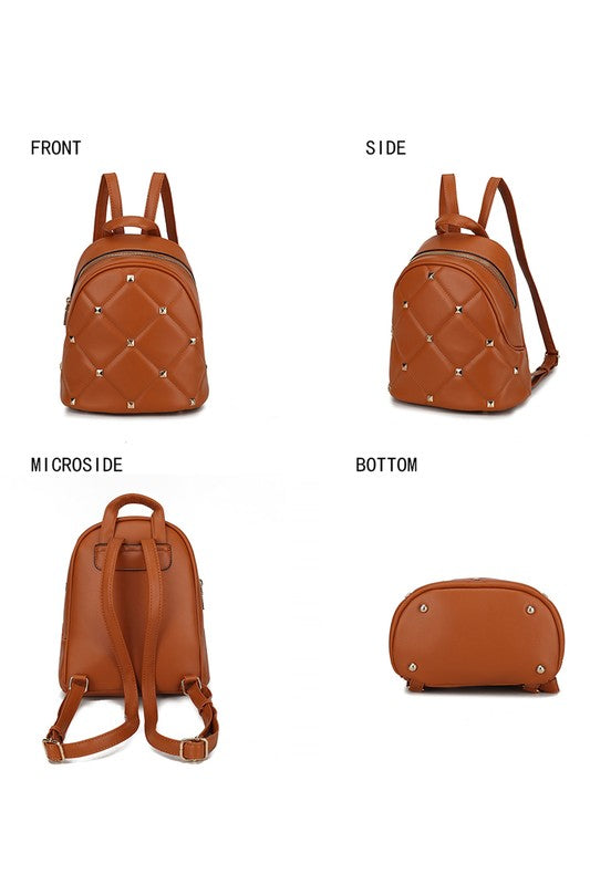 MKF Collection Hayden with Studs Women&#39;s Backpack