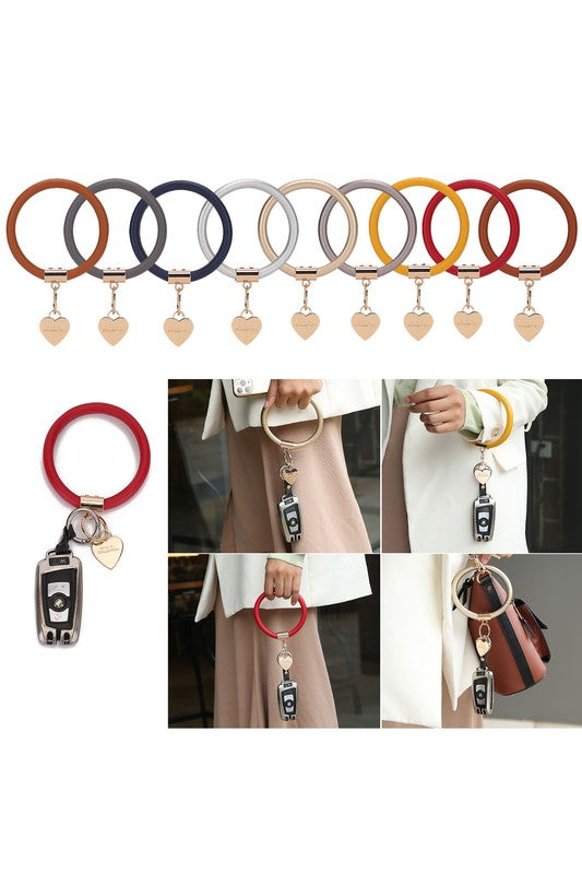 MKF Collection Bangle Wristlet Keychain Set