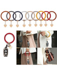 MKF Collection Bangle Wristlet Keychain Set