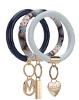 MKF Collection Bangle Wristlet Keychain Set