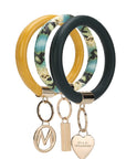 MKF Collection Bangle Wristlet Keychain Set