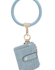 MKF Collection  Vegan Leather Bracelet Keychain