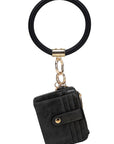 MKF Collection  Vegan Leather Bracelet Keychain