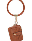 MKF Collection  Vegan Leather Bracelet Keychain