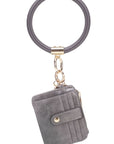 MKF Collection  Vegan Leather Bracelet Keychain