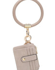 MKF Collection  Vegan Leather Bracelet Keychain