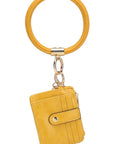 MKF Collection  Vegan Leather Bracelet Keychain