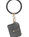 MKF Collection  Vegan Leather Bracelet Keychain