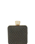 Rhinestone Paved Square Shape Crossbody Bag