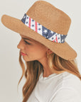 American Flag Sun Hat