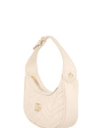 Round Shape CG Buckle Pu Leather Shoulder Bag