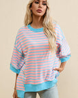 Women Fashion T Shirt Solid Casual Basic Tops