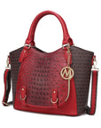 MKF Collection Jacqueline Signature Satchel Bag