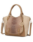 MKF Collection Jacqueline Signature Satchel Bag