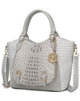 MKF Collection Jacqueline Signature Satchel Bag