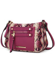 MKF Collection Essie Snake embossed Crossbody