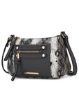 MKF Collection Essie Snake embossed Crossbody