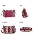 MKF Collection Essie Snake embossed Crossbody