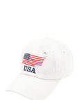 American Flag Embroidered Pigment Cap