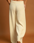 Umgee Elastic Waist Wide Leg Pants