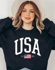 USA Est 1776 Graphic Fleece Sweatshirts