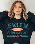 Beachbum Surfing Co Graphic Fleece Sweatshirts