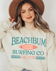 Beachbum Surfing Co Graphic Fleece Sweatshirts