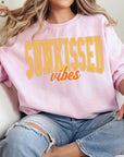 Sunkissed Vibes Graphic Fleece Sweatshirts