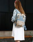 Vintage Waterproof Backpack Multi Color