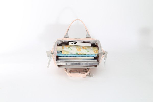 Sling Waterproof Handbag Multi in Pastels