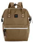 Water Resistant Work Laptop Backpack in Solid Color