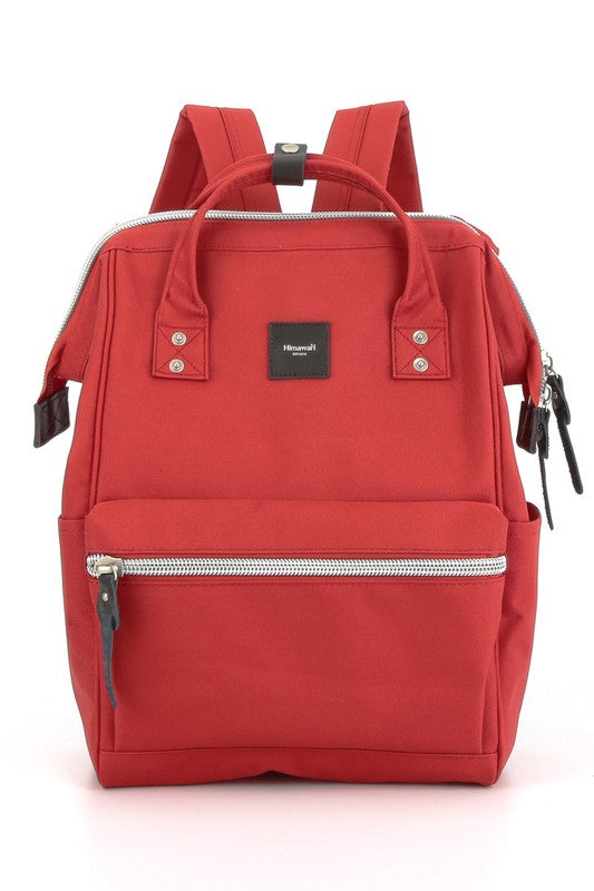 Water Resistant Work Laptop Backpack in Solid Color