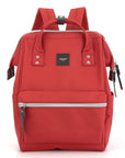 Water Resistant Work Laptop Backpack in Solid Color