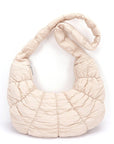 Quilted Puffer Oversize Hobo Bag