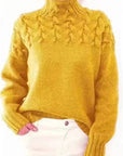 Mock Neck Knit Sweater