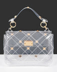 Studded Transparent Stadium Bag