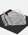 Studded Transparent Stadium Bag