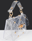 Studded Transparent Stadium Bag