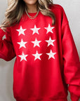 Stars Graphic Fleece Sweatshirts