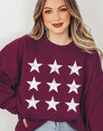 Stars Graphic Fleece Sweatshirts