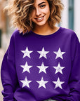 Stars Graphic Fleece Sweatshirts