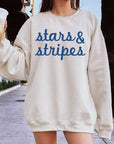 Stars & Stripes Graphic Fleece Sweatshirts