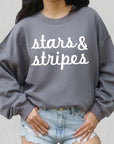 Stars & Stripes Graphic Fleece Sweatshirts