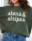 Stars & Stripes Graphic Fleece Sweatshirts