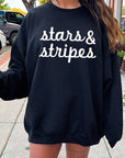 Stars & Stripes Graphic Fleece Sweatshirts