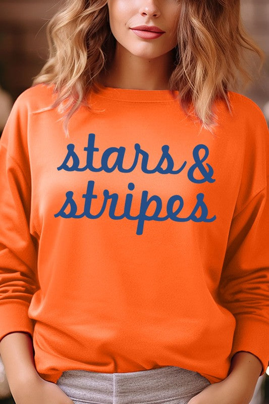 Stars &amp; Stripes Graphic Fleece Sweatshirts