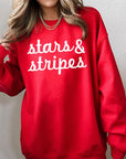 Stars & Stripes Graphic Fleece Sweatshirts