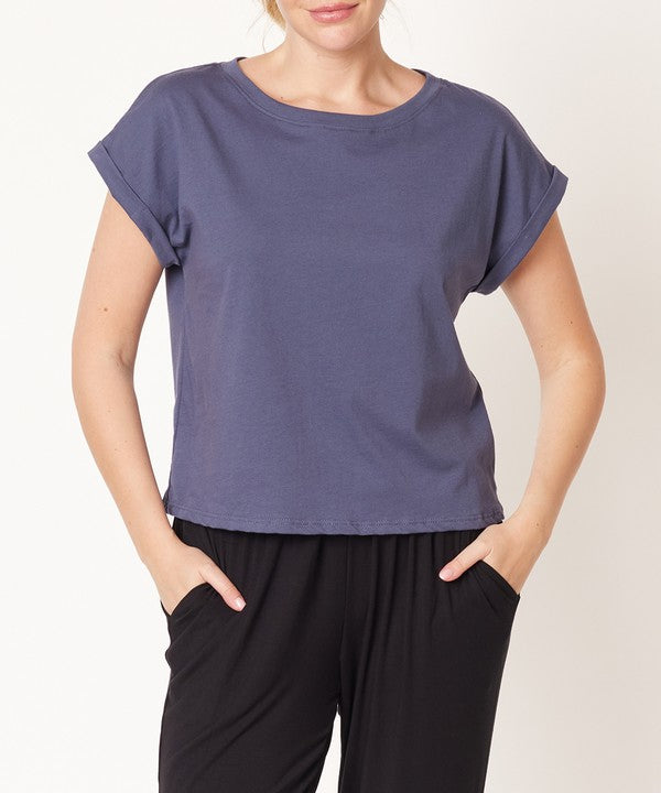 Fabina Cotton Jersey Crop Top