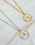 Shine Compass Open Locket Pendant Necklace