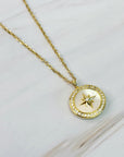 Shine Compass Open Locket Pendant Necklace